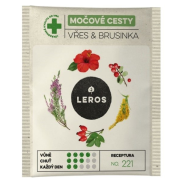 LEROS Bylinný čaj MOČOVÉ CESTY vres a brusnica, 15 g, 10 ks
