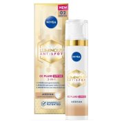 Nivea CC fluid proti pigmentovým škvrnám Luminous 630° Antispot 3v1 s OF 30 Medium 40 ml