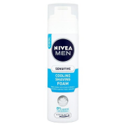 NIVEA for Men Sensitive Cooling, pena na holenie s chladivým účinkom 200 ml