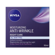 NIVEA hydratačný nočný krém proti vráskam pre všetky typy pleti 50 ml