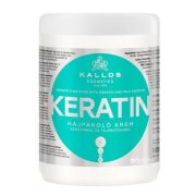 KALLOS Keratin, maska na vlasy s mliečnym proteínom a keratínom 1l