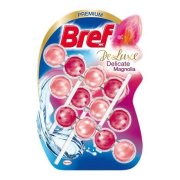 Bref DeLuxe Premium Magnolia, tuhý WC blok 3 x 50 g