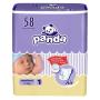 BELLA Panda 1 Newborn jednorázové plienky (2-5 kg) 58 ks