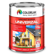Colorlak Univerzal S2013 syntetická lesklá vrchná farba C1999 čierna lesklá 0,6 l