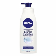 NIVEA Express Hydration Ľahké hydratačné telové mlieko, pre normálnu až suchú pokožku, pumpa 400ml