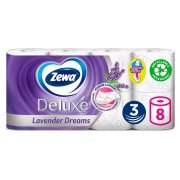 ZEWA Deluxe Aqua Tube Lavender, toaletný papier 8 ks