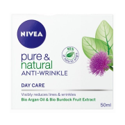 Nivea Visage Pure & Natural Nočný krém proti vráskam, pre viditeľnú redukciu vrások (od 30 rokov) 50