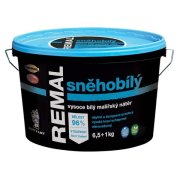 Remal Snehobiely Tónovateľná interiérová maliarska farba, biela - belosť 96%, 1kg