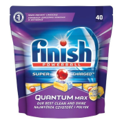Finish Quantum Max Lemon, tablety do umývačky riadu, s vôňou citrónu 40ks