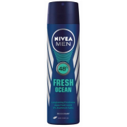 Nivea for Men Fresh Ocean, sprej dezodorant pre mužov so 48 hodinovou ochranou proti poteniu 150ml