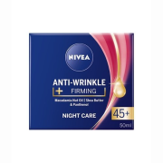 NIVEA Anti Wrinkle 45+, spevňujúci nočný krém proti vráskam 50ml