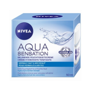 Nivea Aqua Sensation, oživujúci hydratačný denný krém s výťažkom z uhorky 50ml