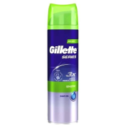 Gillette Series 3x Sensitive, gél na holenie 200 ml
