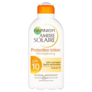 Garnier Ambre Solaire Opaľovacie mlieko, OF10, 200 ml