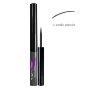 Max Factor Colour X-pert Vodeodolná tekutá očná linka, odtieň 02 - metalic anthracite