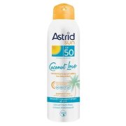 ASTRID SUN Neviditeľný suchý sprej na opaľovanie COCONUT LOVE OF 30, 150 ml