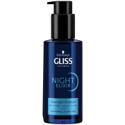 Gliss nočný elixír Overnight Moisture pre suché vlasy 100 ml