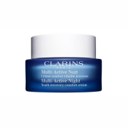 Clarins Paris Multi-Active Night Nočný krém pre mladistvý vzhľad a komfort pleti, proti prvým