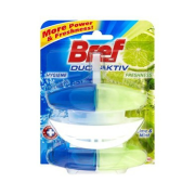 Bref Duo Aktiv Lime, čistiaci wc prípravok Lime & Mint s vôňou limetky 50ml + 1 x náhradná náplň