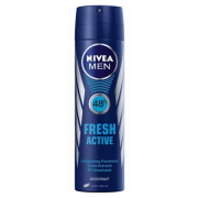 Nivea for Men Fresh Active sprej antiperspirant s morkými minerálmi 150 ml