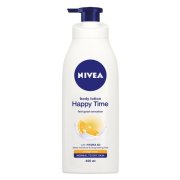 NIVEA Happy Time Osviežujúce telové mlieko, pre normálu až suchú pokožku, pumpa 400ml