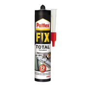 PATTEX Total Fix Vodovzdorné lepidlo, odtieň - biela 440g