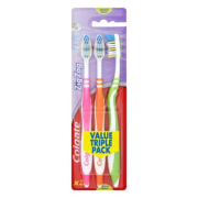 COLGATE Zig Zag Zubná kefka, stredná tvrdosť - medium 3ks