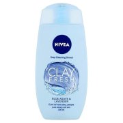 NIVEA Clay Fresh Blue, sprchový gél s ílom, modrou agávou a levanduľou 250 ml