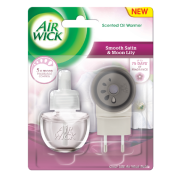 AIR WICK elektrický osviežovač, strojček a náplň Jemný satén 19 ml