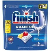Finish Quantum All in 1 kapsuly do umývačky riadu Lemon Sparkle 120 ks