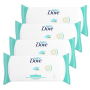 Dove Baby Sensitive, vlhčené obrúsky 4 x 50ks