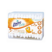 LINTEO Baby, vatové tyčinky 65 ks