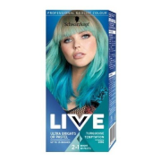 Schwarzkopf LIVE Ultra Brights or Pastel Turquoise Temptation, farba na vlasy 096 Tyrkysové