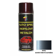 Auto sprej Akrylová Metalíza Škoda - 9451 modrá ľadová 200ml