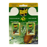 Raid proti moliam s príjemným cédrovým olejom 2ks