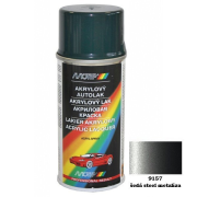 Motip akrylový autolak Škoda Metalíza SD 9157 šedá steel metalíza150ml