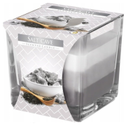 Bispol trojfarebná vonná sviečka v skle Salt Cave 170 g