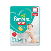 PAMPERS Pants Giant Pack 3 midi, plienky 72ks