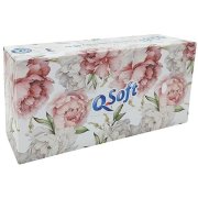 Q Soft papierové vreckovky 3-vrstvové 80 ks