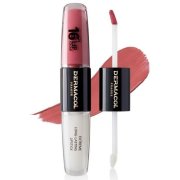 Dermacol 16H Lip Colour dlhotrvajúci rúž a lesk na pery č. 1, 2 x 4 ml