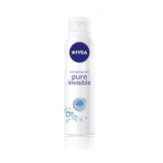 NIVEA Deodorant Pure Invisible, sprej antiperspirant so 48 hodinovou ochranou 150ml