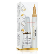 Collistar Top Coat Gel/Volume Effect + Nail Art Pen, Lak na nehty + pero 10 ml