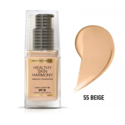 Max Factor Healthy Skin Harmony Foundation, tekutý make up 55 Beige, 30ml