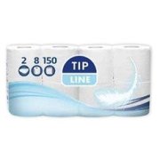 TIP LINE Toaletný papier, 2 vrstvový, 8ks