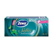 ZEWA Softis Menthol Breeze papierové vreckovky, 4 vrstvové, 1 ks
