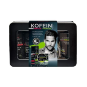 KOFEÍN & MENTHOL darčekové balenie kozmetiky pre MUŽOV v plechovom boxe 1 ks