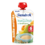 SUNÁREK Kašička s cereáliami, kašička s cereáliami hruška marhuľa 120g