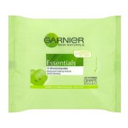 GARNIER Essentials odličovacie obrúsky, normálnu a zmiešanú pleť 25ks