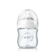 Philips AVENT Natural, dojčenská sklenená fľaša (od 0m+) 120 ml