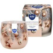 Aura vonná sviečka v skle Wonderful Christmas 100 g